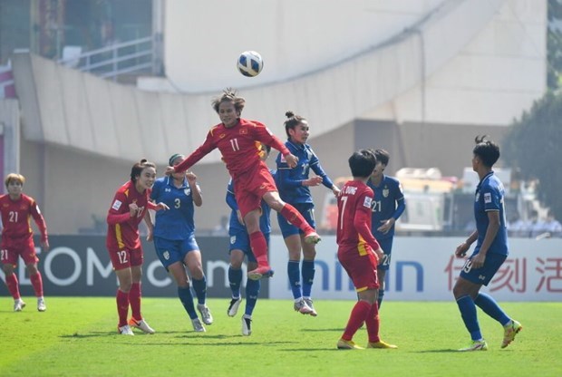 Vietnam wins 2-0 over Thailand in play-off round in women s football World Cup